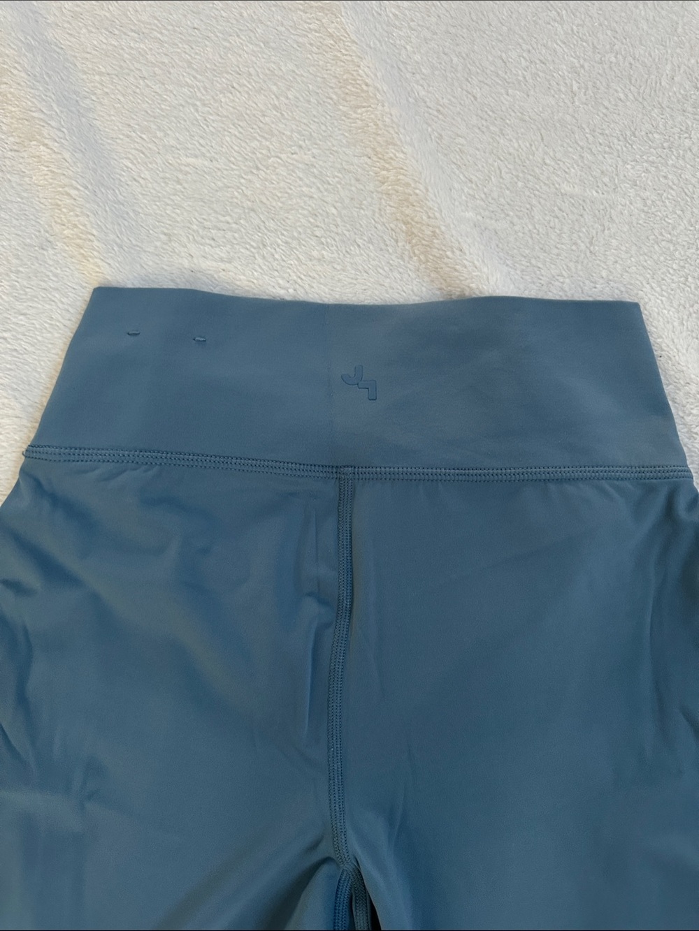 Girls' High-Waist Performance Leggings in Slate Blue